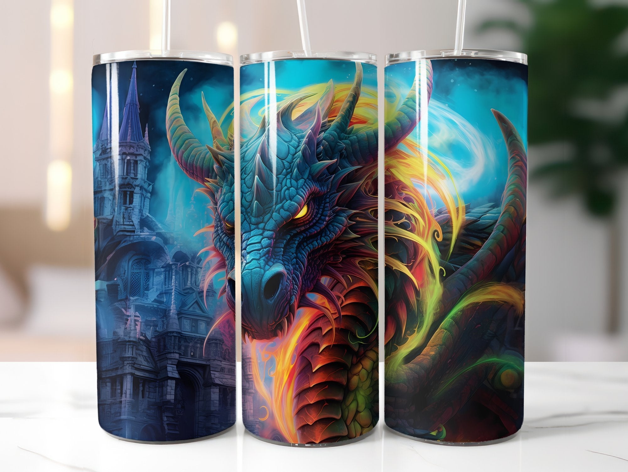 Gothic Dragons Tumbler Wrap - CraftNest