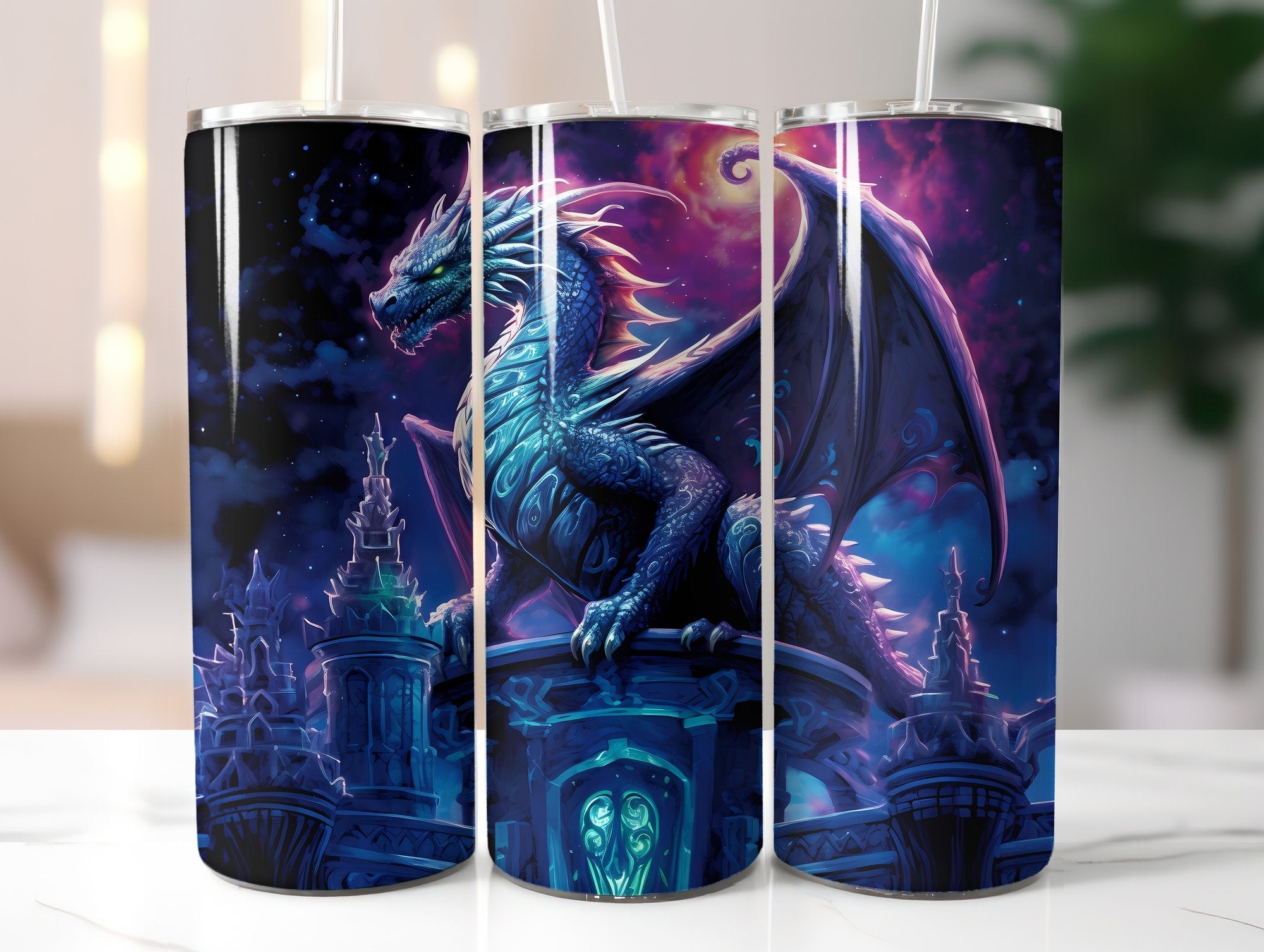 Gothic Dragons Tumbler Wrap - CraftNest