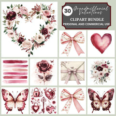 Grandmillenial Valentines Clipart - CraftNest - Digital Crafting and Art