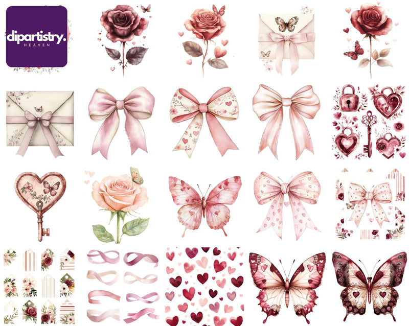 Grandmillenial Valentines Clipart - CraftNest - Digital Crafting and Art