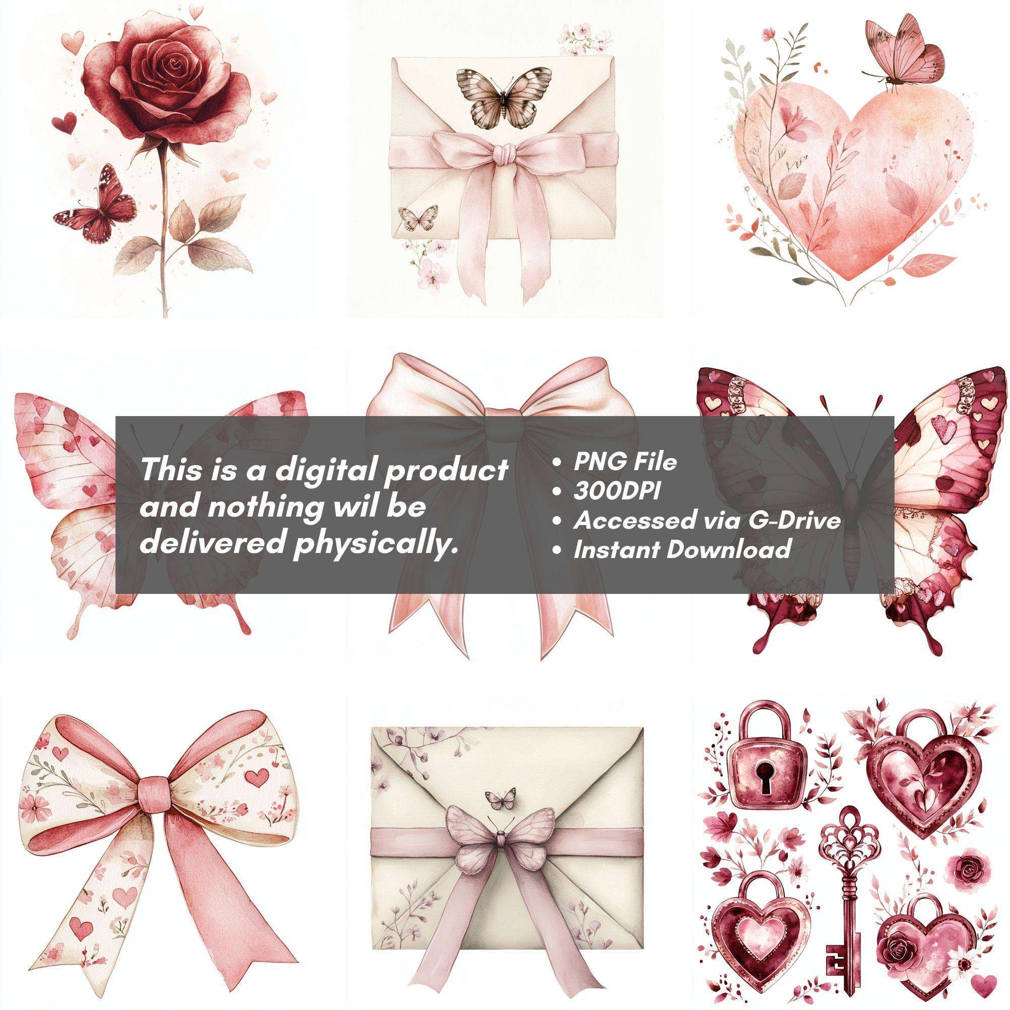 Grandmillenial Valentines Clipart - CraftNest - Digital Crafting and Art