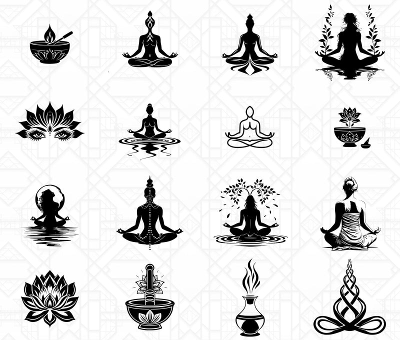 Yoga SVG Bundle - CraftNest - Digital Crafting and Art