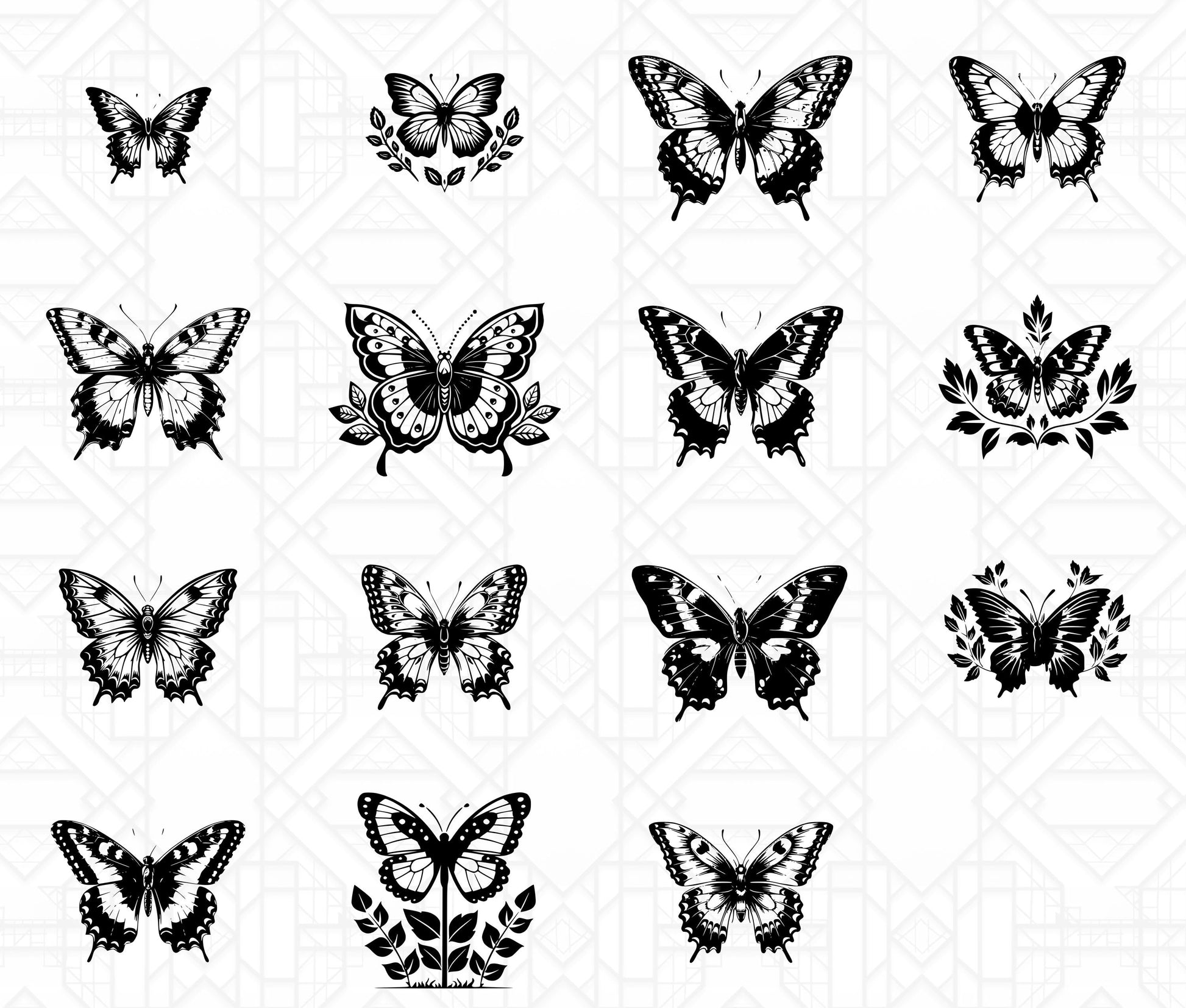 Butterfly Garden SVG Bundle - CraftNest - Digital Crafting and Art
