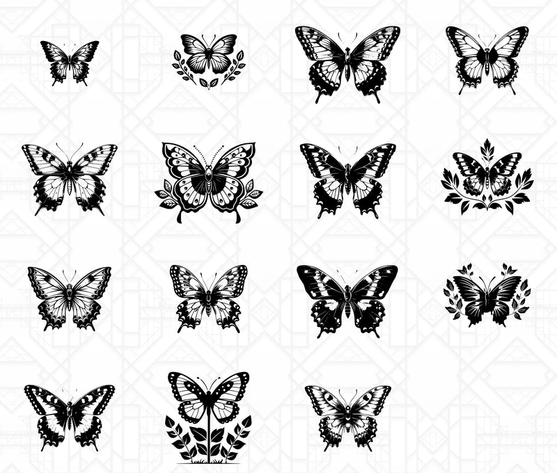 Butterfly Garden SVG Bundle - CraftNest - Digital Crafting and Art