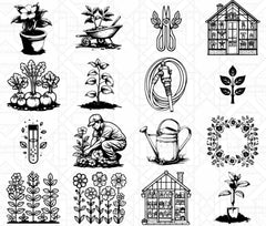 Gardening SVG Bundle - CraftNest - Digital Crafting and Art