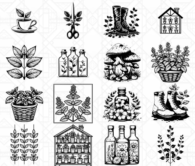Herbalism SVG Bundle - CraftNest - Digital Crafting and Art