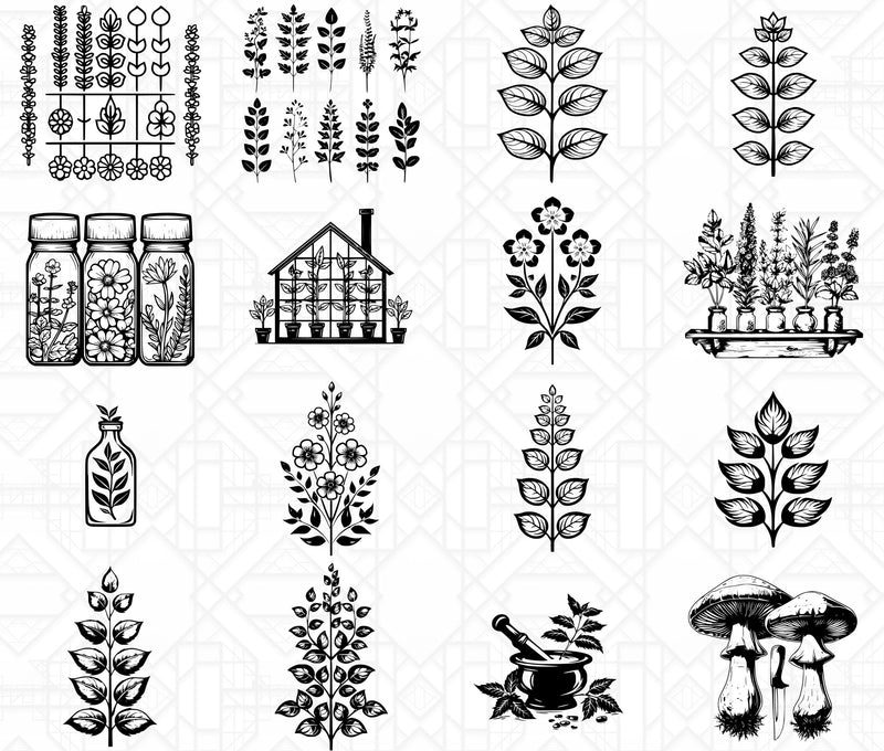 Herbalism SVG Bundle - CraftNest - Digital Crafting and Art