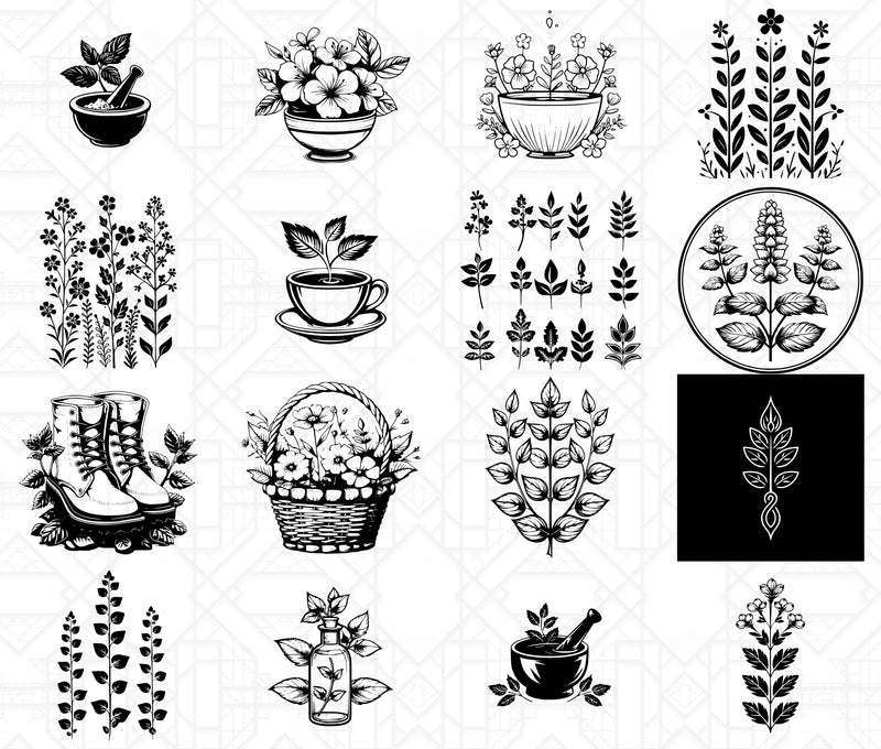 Herbalism SVG Bundle - CraftNest - Digital Crafting and Art