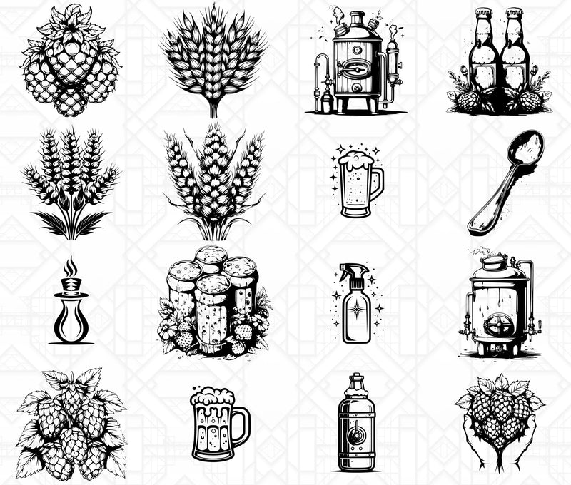 Homebrewing SVG Bundle - CraftNest - Digital Crafting and Art