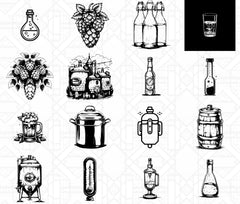 Homebrewing SVG Bundle - CraftNest - Digital Crafting and Art