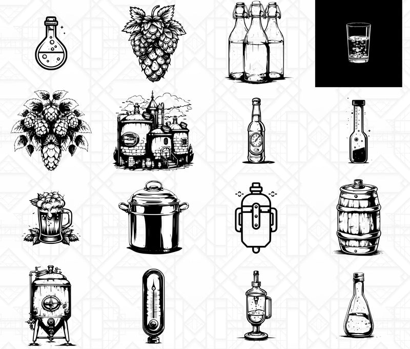 Homebrewing SVG Bundle - CraftNest - Digital Crafting and Art