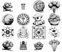 Knitting And Crocheting SVG Bundle - CraftNest - Digital Crafting and Art