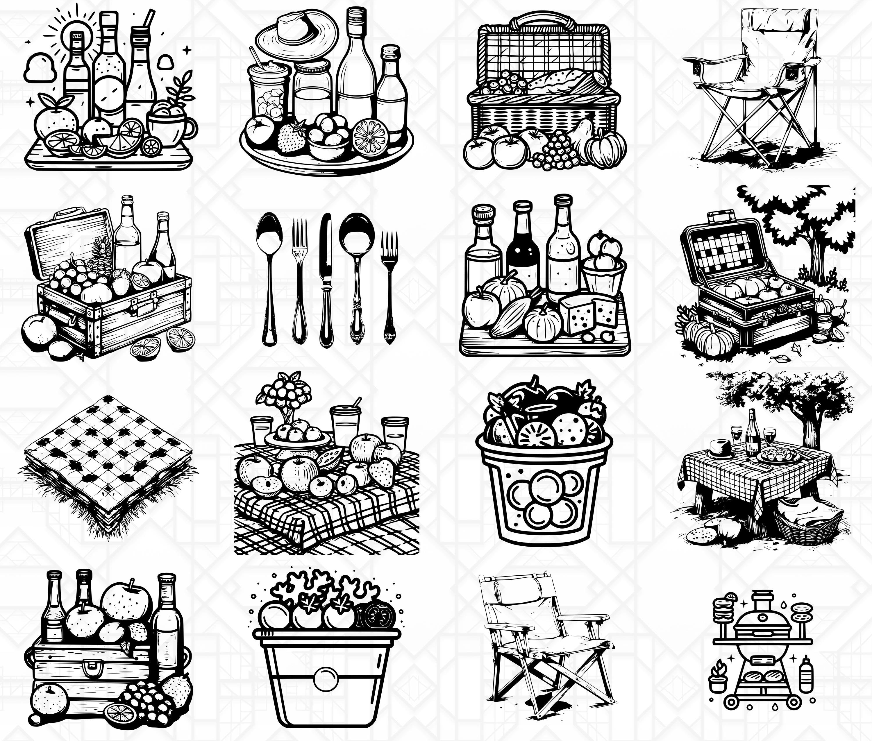 Picnicking SVG Bundle - CraftNest - Digital Crafting and Art