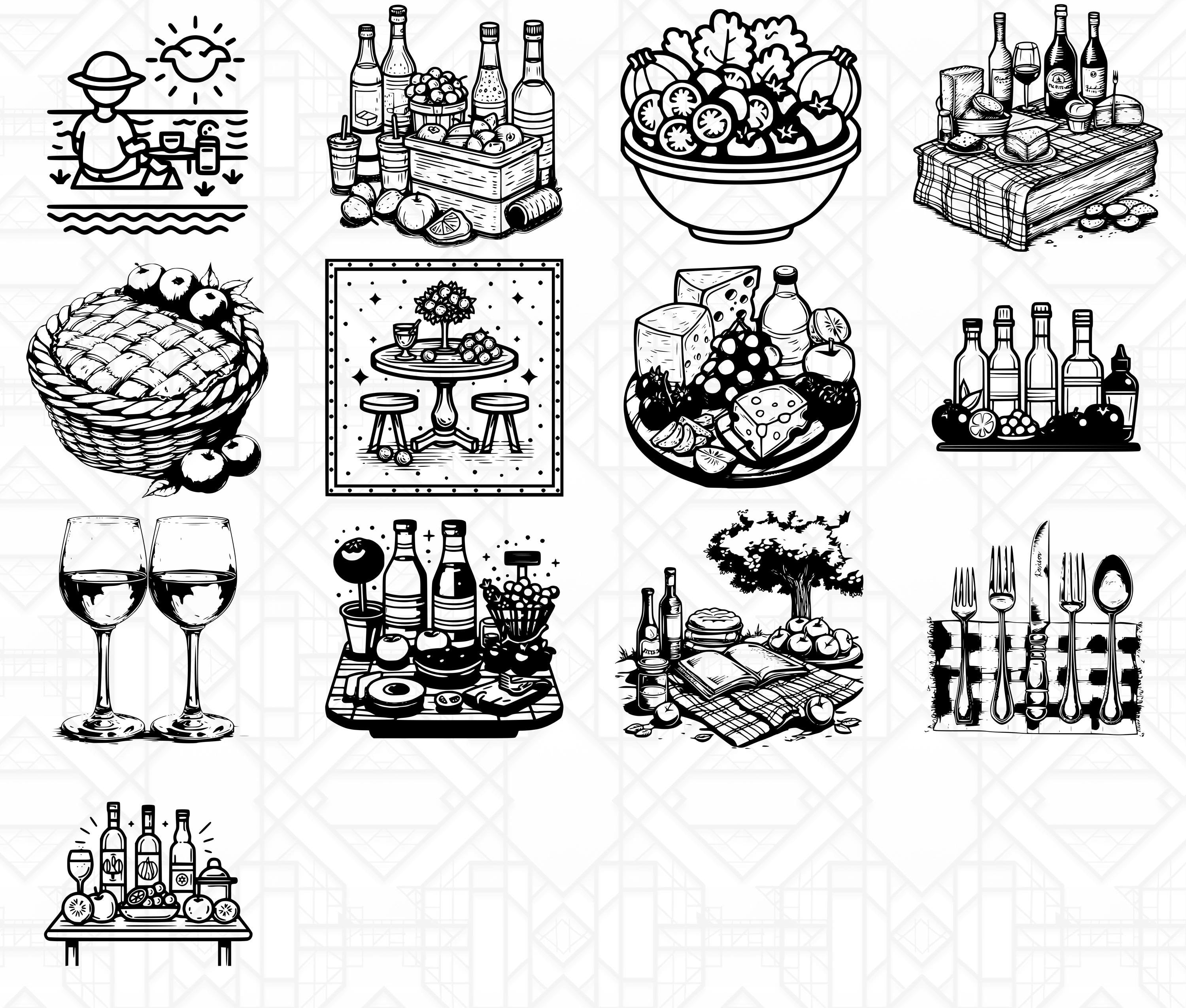 Picnicking SVG Bundle - CraftNest - Digital Crafting and Art