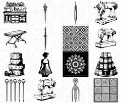 Quilting And Sewing SVG Bundle - CraftNest - Digital Crafting and Art