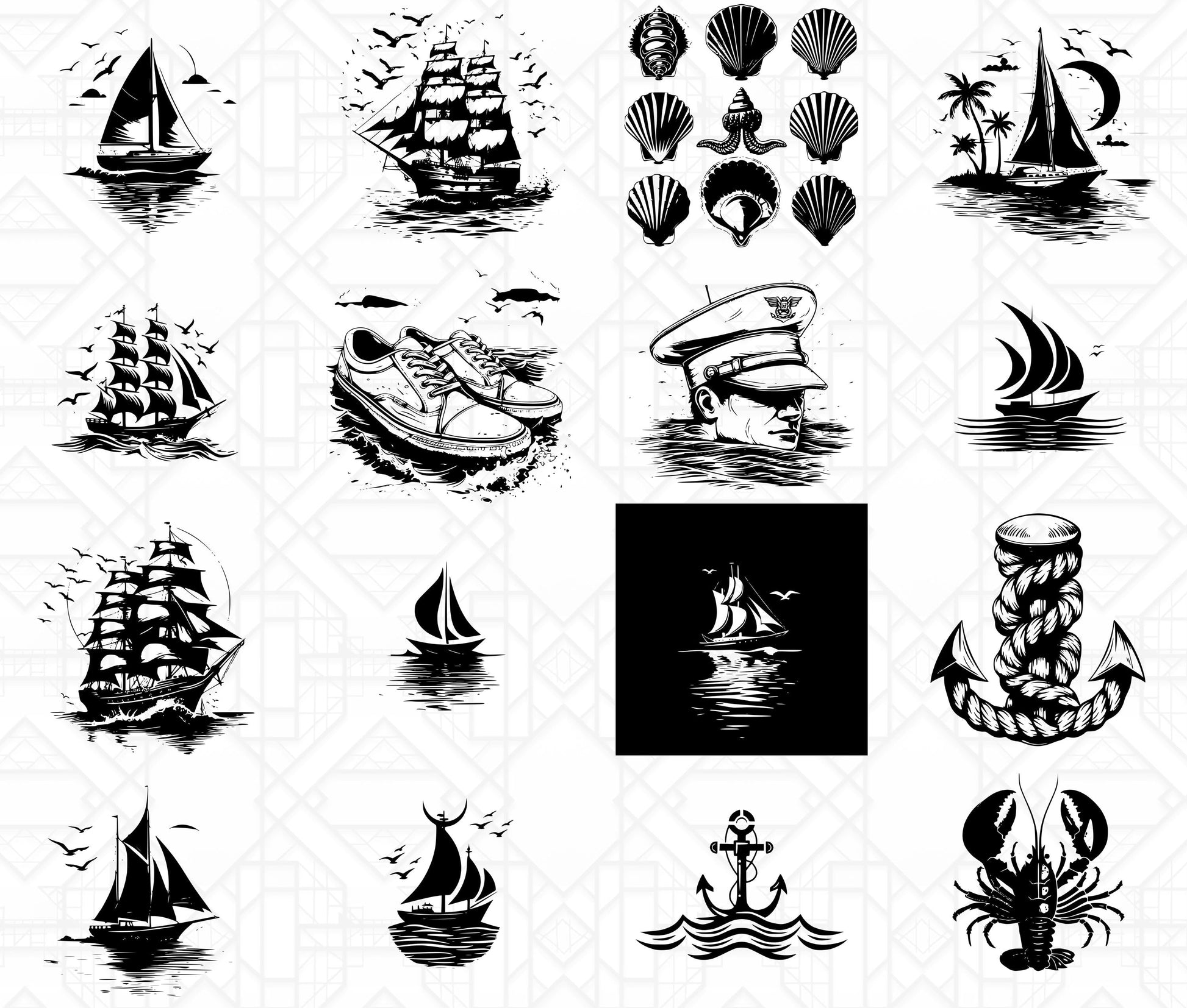 Sailing SVG Bundle - CraftNest - Digital Crafting and Art