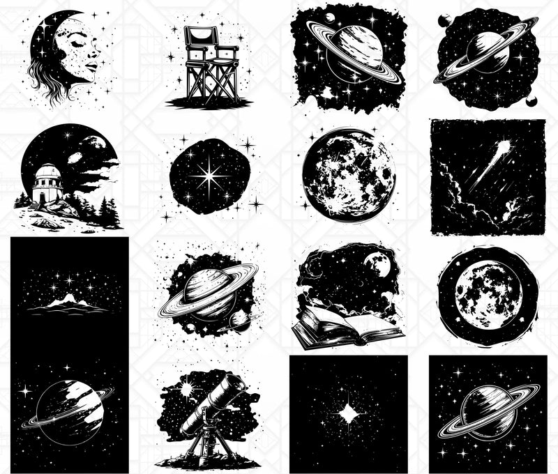 Stargazing SVG Bundle - CraftNest - Digital Crafting and Art