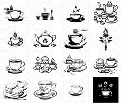 Tea Time SVG Bundle - CraftNest - Digital Crafting and Art