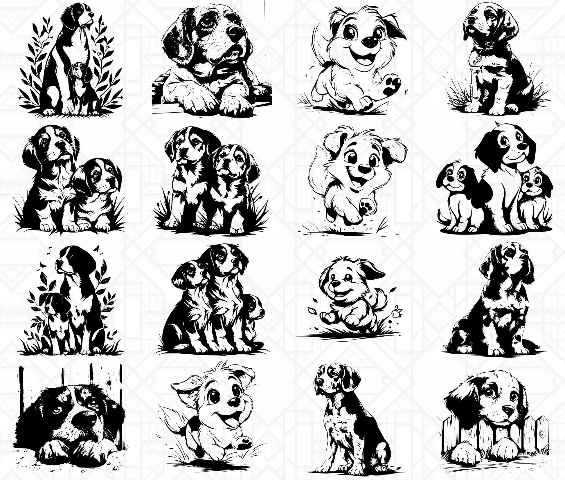 Beagle Dog SVG Bundle - CraftNest - Digital Crafting and Art