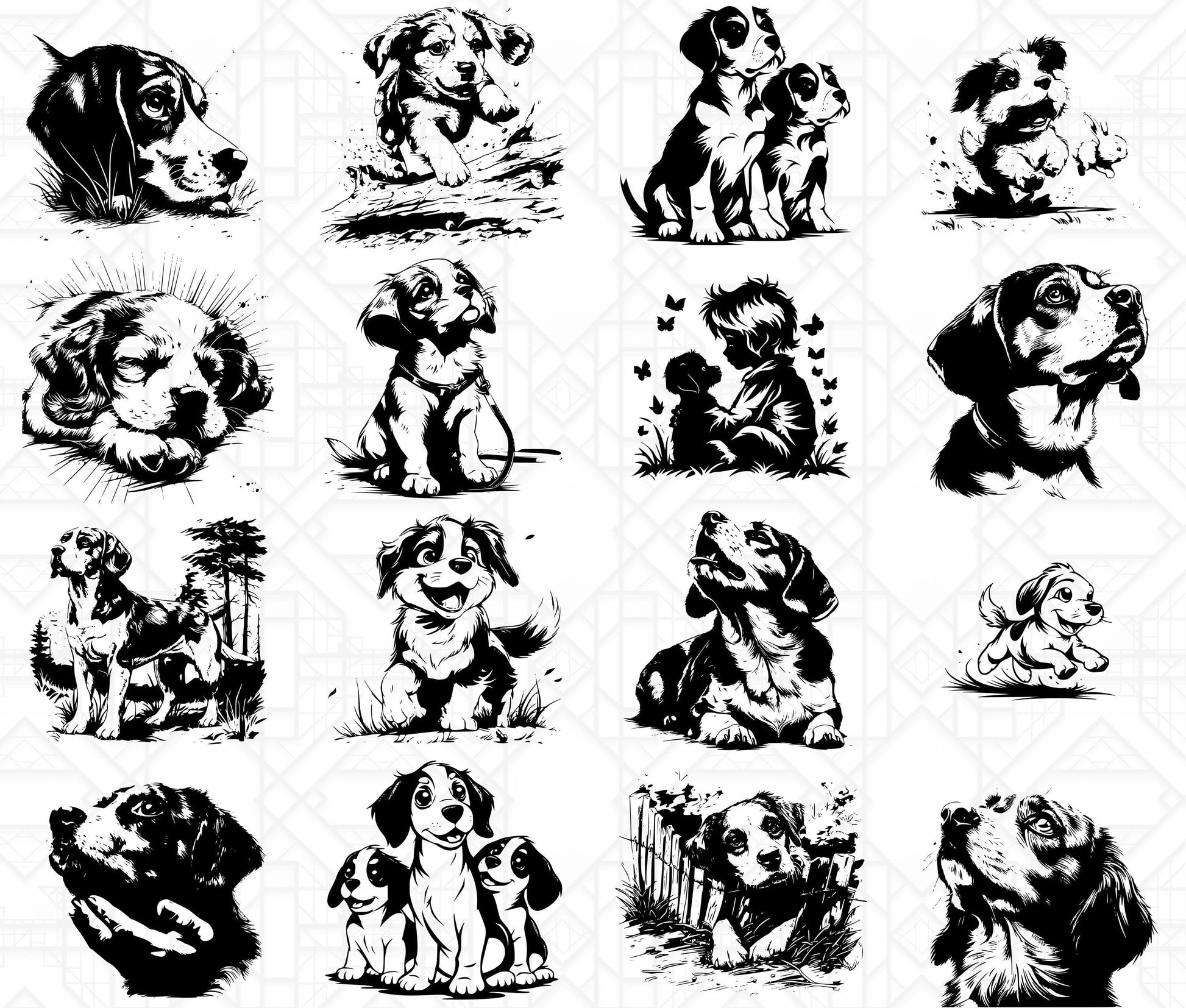 Beagle Dog SVG Bundle - CraftNest - Digital Crafting and Art