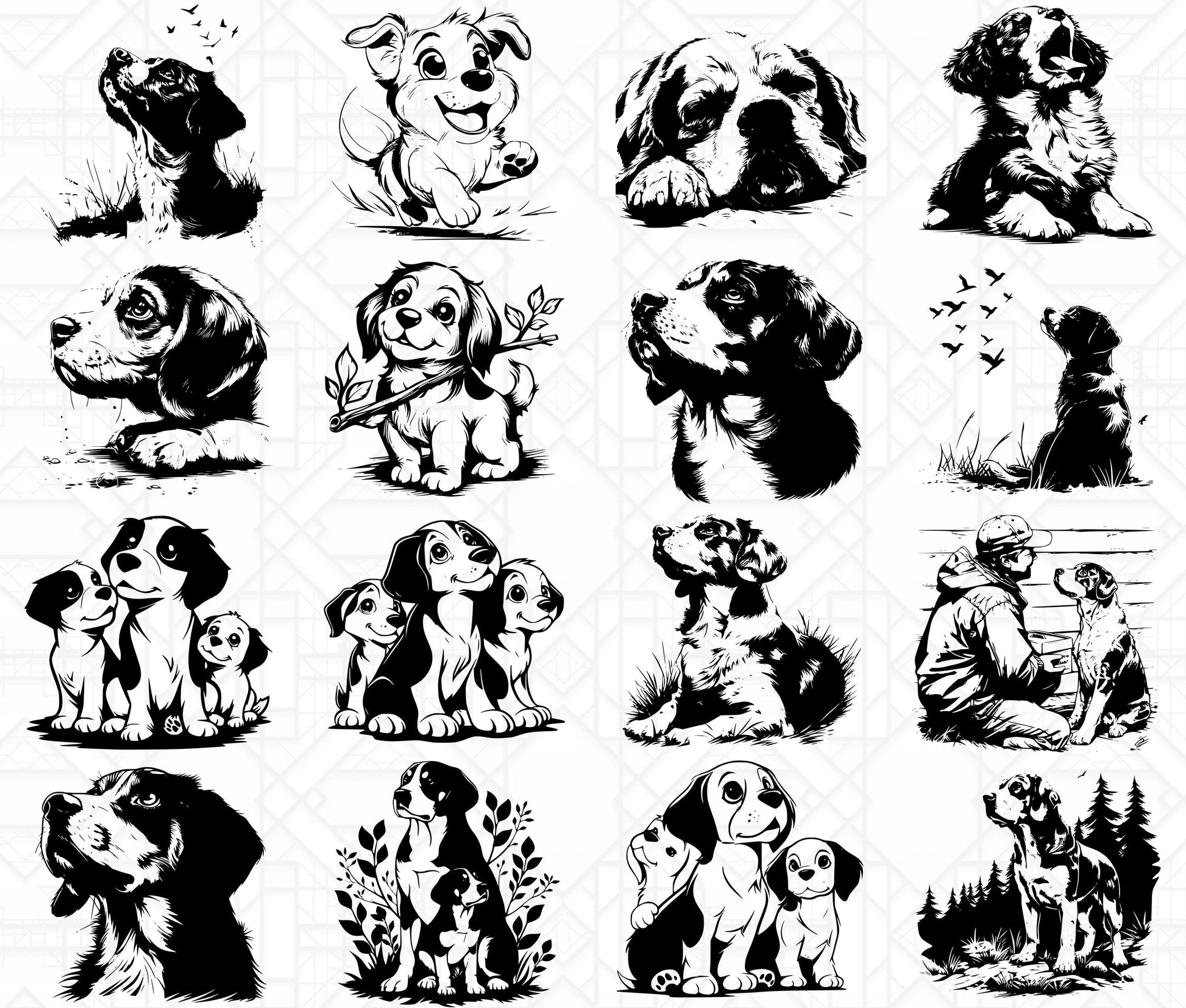 Beagle Dog SVG Bundle - CraftNest - Digital Crafting and Art