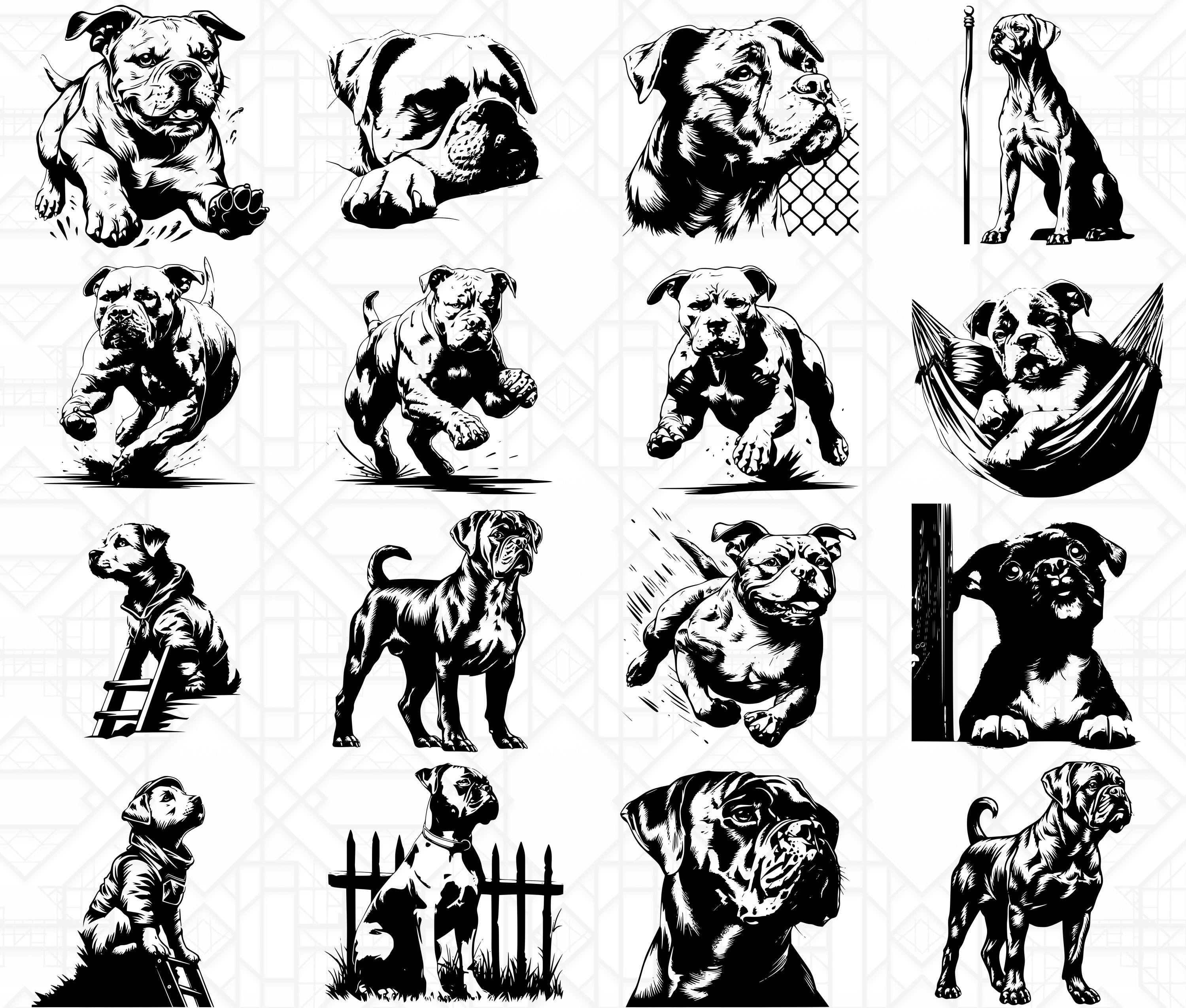 Boxer Dog SVG Bundle - CraftNest - Digital Crafting and Art