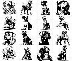 Boxer Dog SVG Bundle - CraftNest - Digital Crafting and Art