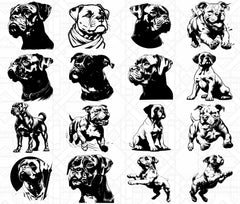Boxer Dog SVG Bundle - CraftNest - Digital Crafting and Art