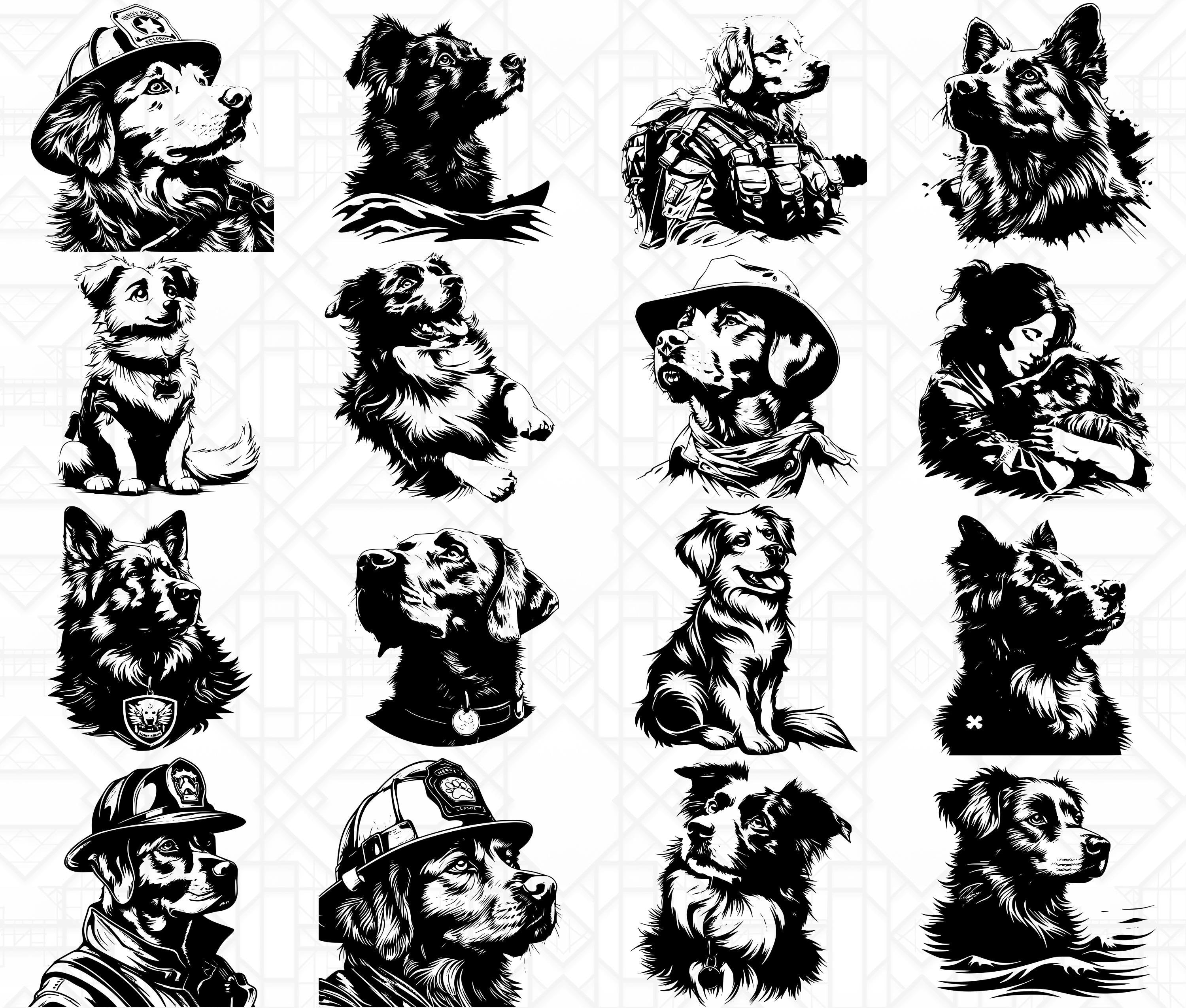 Canine Heroes SVG Bundle - CraftNest - Digital Crafting and Art