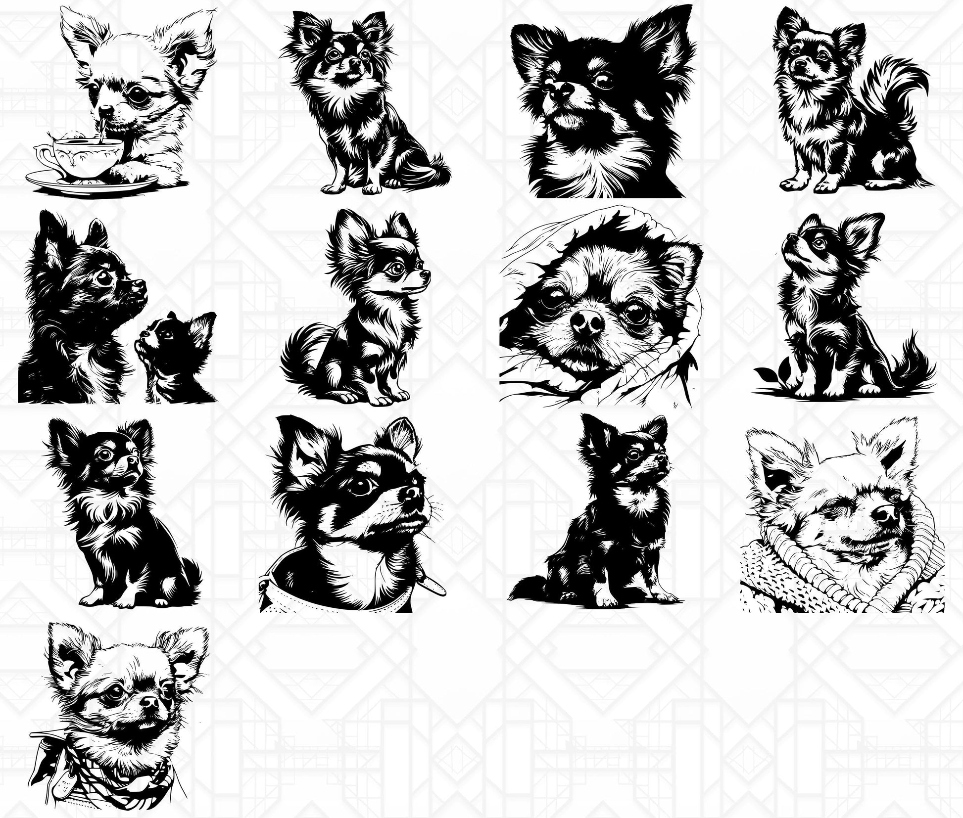 Chihuahua Dog SVG Bundle - CraftNest - Digital Crafting and Art