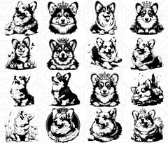 Corgi SVG Bundle - CraftNest - Digital Crafting and Art