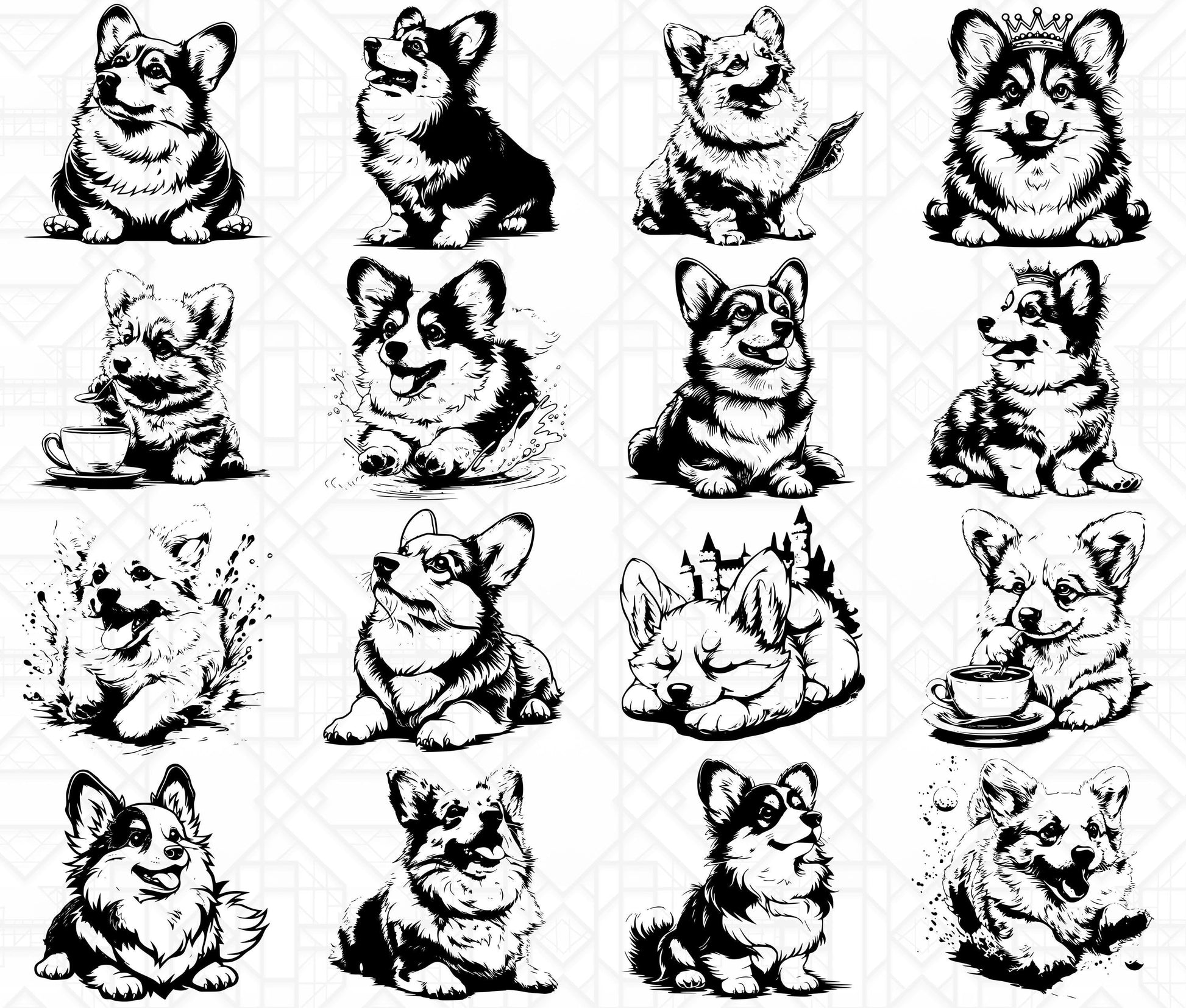 Corgi SVG Bundle - CraftNest - Digital Crafting and Art