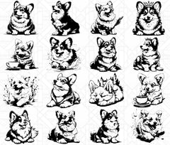 Corgi SVG Bundle - CraftNest - Digital Crafting and Art