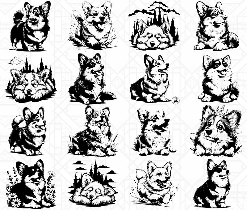 Corgi SVG Bundle - CraftNest - Digital Crafting and Art