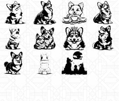 Corgi SVG Bundle - CraftNest - Digital Crafting and Art