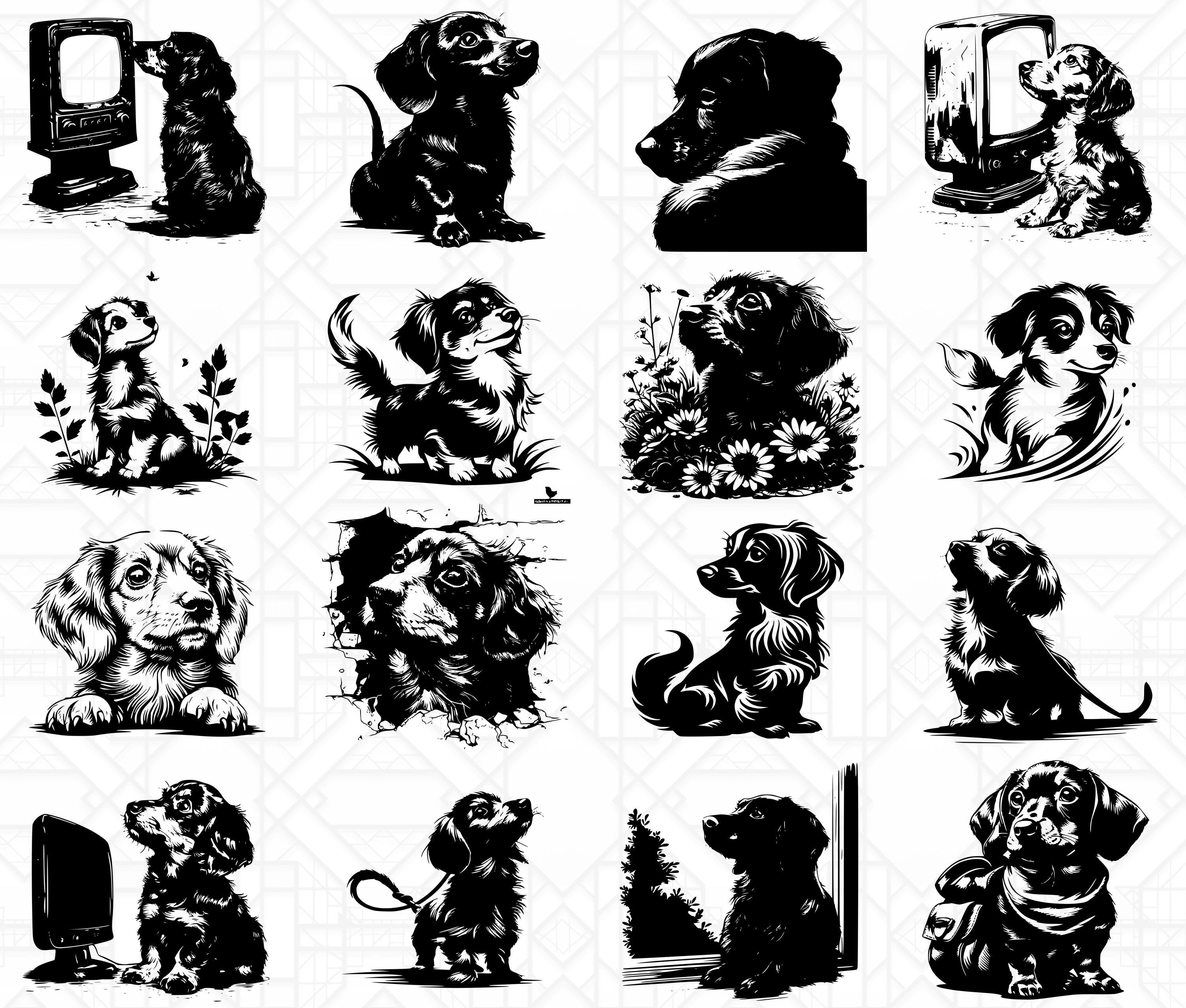Dachshund Dog SVG Bundle - CraftNest - Digital Crafting and Art