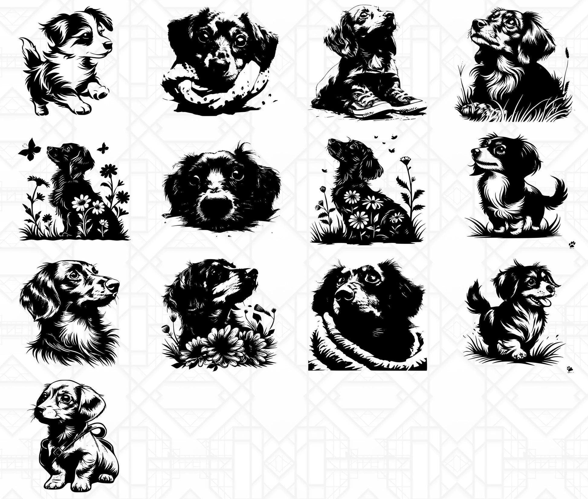 Dachshund Dog SVG Bundle - CraftNest - Digital Crafting and Art
