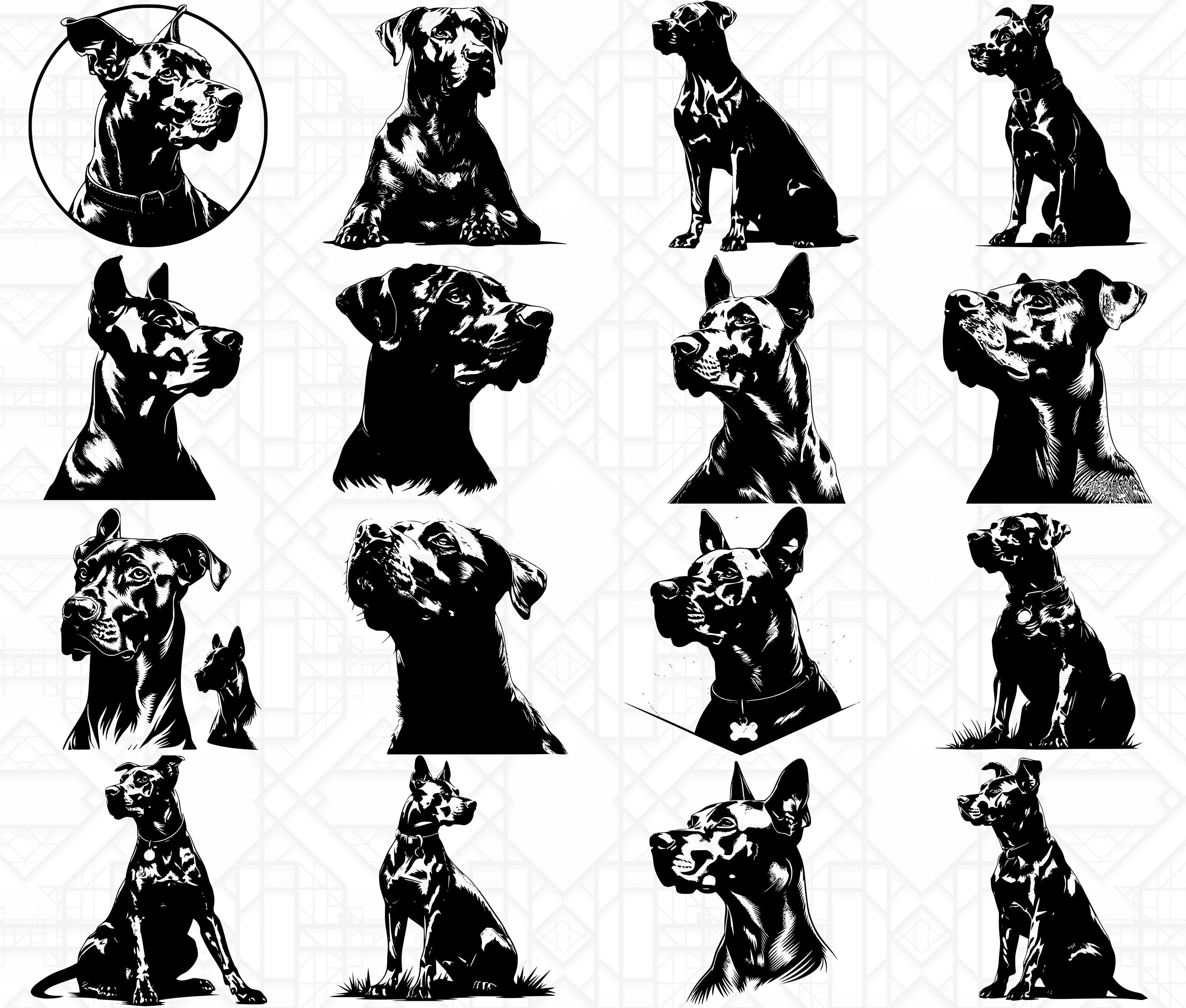 Doberman Dog SVG Bundle - CraftNest - Digital Crafting and Art