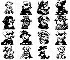 Dogs In Costumes SVG Bundle - CraftNest - Digital Crafting and Art
