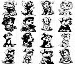 Dogs In Costumes SVG Bundle - CraftNest - Digital Crafting and Art