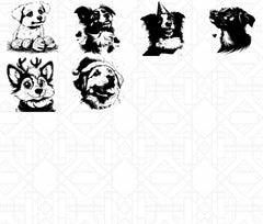 Holiday Dogs SVG Bundle - CraftNest - Digital Crafting and Art