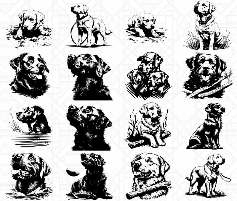 Labrador Retriever SVG Bundle - CraftNest - Digital Crafting and Art