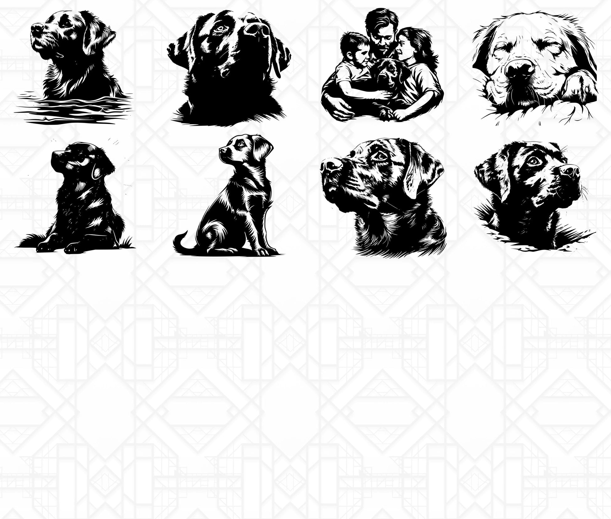 Labrador Retriever SVG Bundle - CraftNest - Digital Crafting and Art