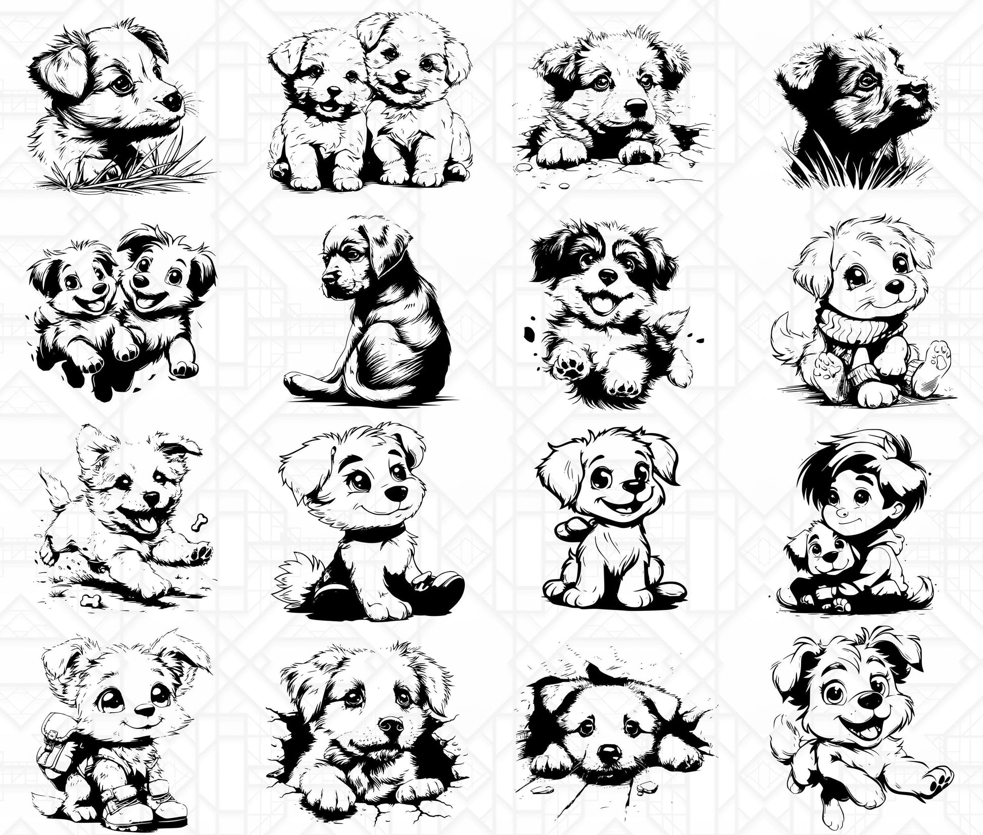 Puppy Playtime SVG Bundle - CraftNest - Digital Crafting and Art
