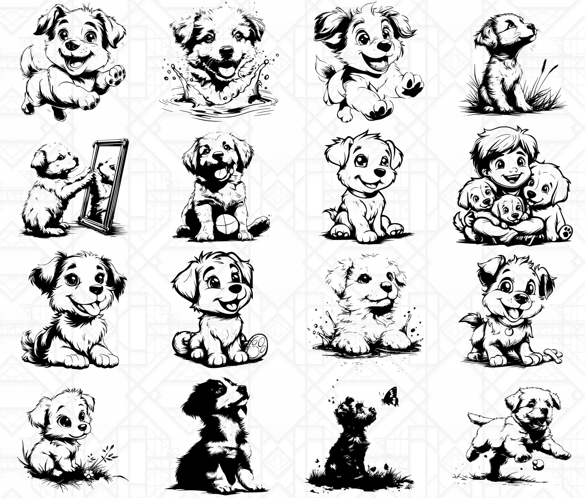 Puppy Playtime SVG Bundle - CraftNest - Digital Crafting and Art