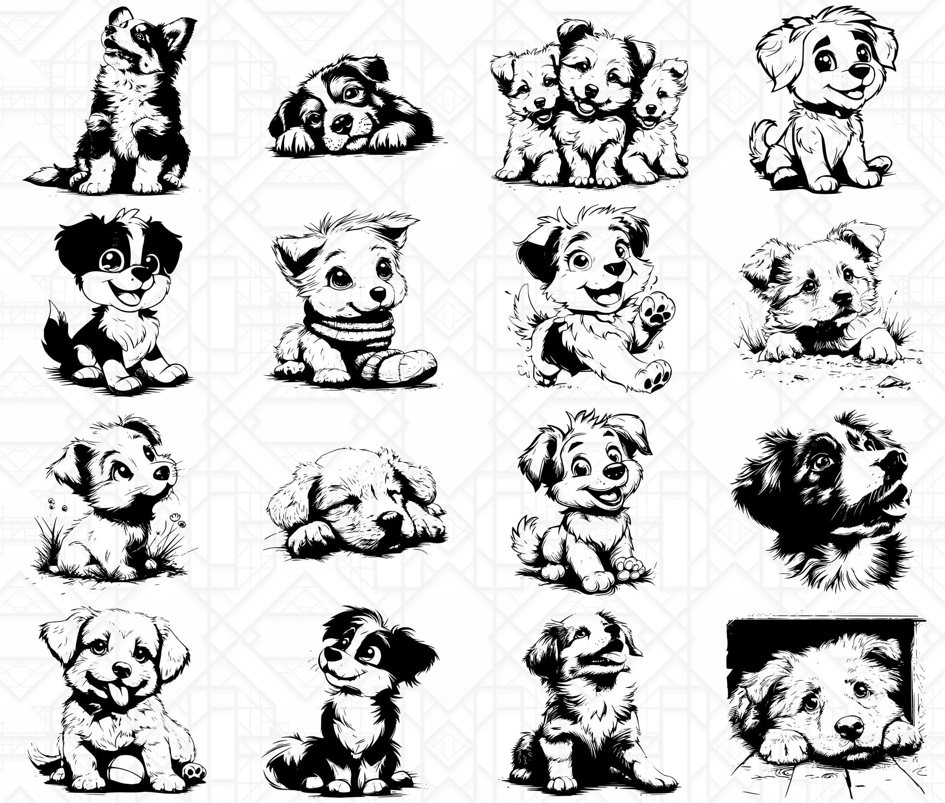 Puppy Playtime SVG Bundle - CraftNest - Digital Crafting and Art