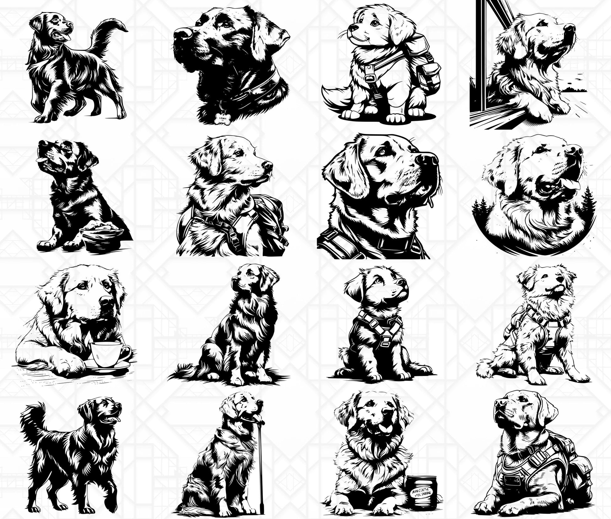 Service Dogs SVG Bundle - CraftNest - Digital Crafting and Art