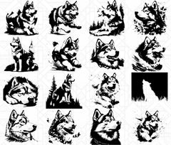 Siberian Husky SVG Bundle - CraftNest - Digital Crafting and Art