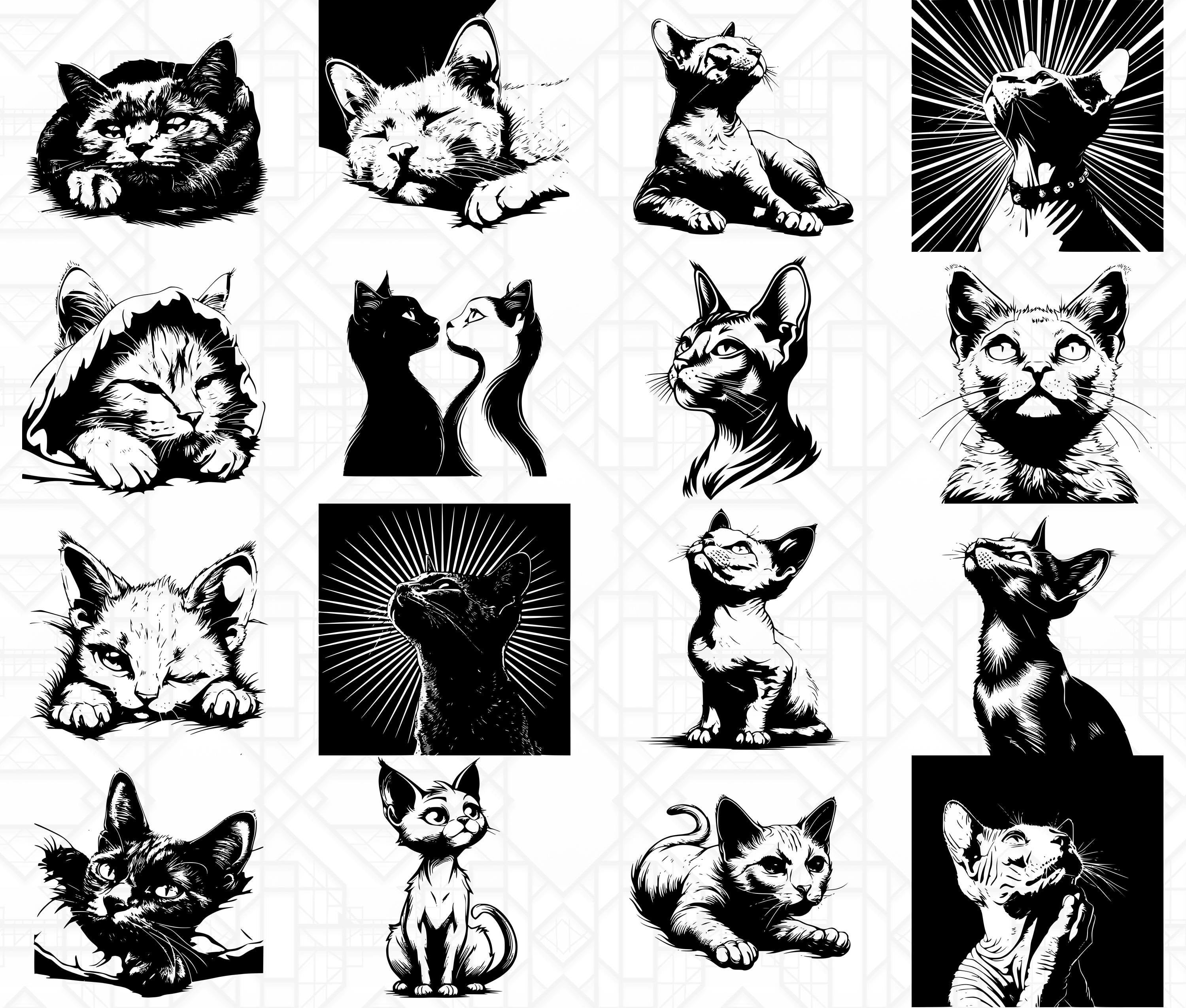 Sphynx Cats SVG Bundle - CraftNest - Digital Crafting and Art