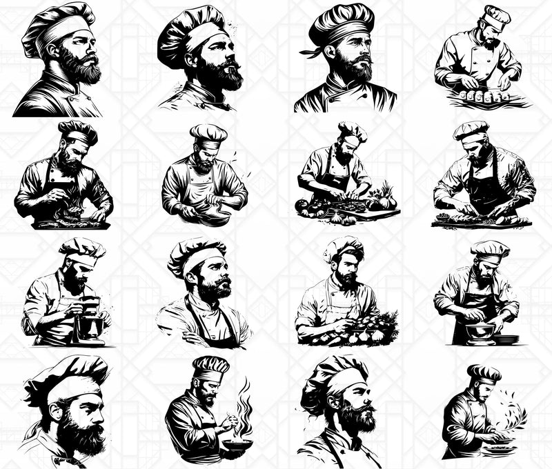 Chef SVG Bundle - CraftNest - Digital Crafting and Art